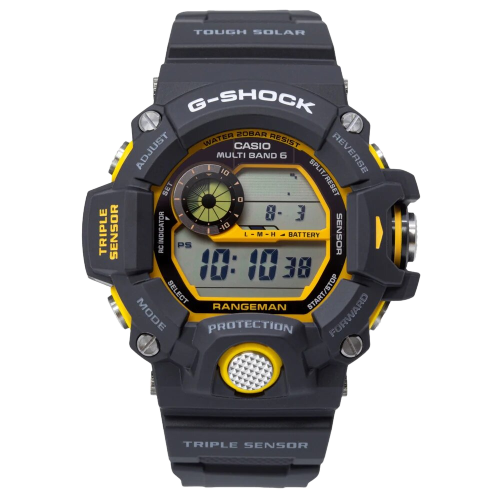 Casio GW-9400Y-1ER G-Shock Master of G Land Rangeman Black Resin Strap Men's Watch