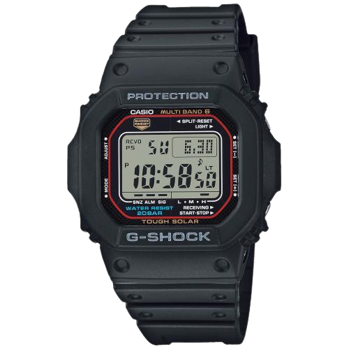 Casio Gshock GW-M5610U-1ER G-Shock Multi Band 6 Radio Controlled Black Resin Strap Men's Watch