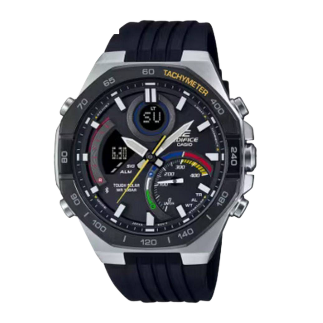 Casio ECB-950MP-1AEF Edifice Chronograph Bluetooth Solar Multi colour series Rubber Strap Men's Watch