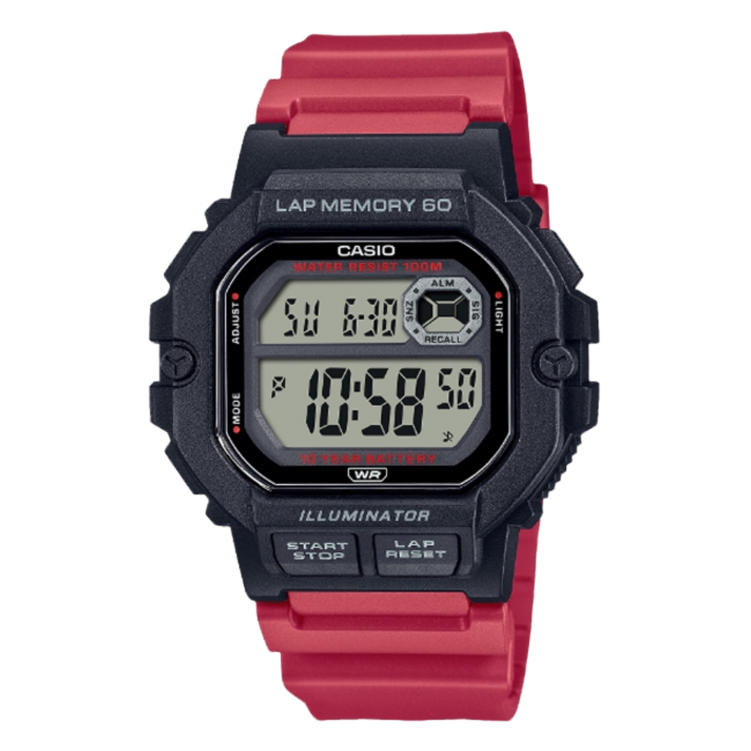 Casio WS-1400H-4A Youth Series Sports Digital Resin Band Unisex Watch