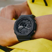 Casio G-shock GA-B2100-1A1ER All Black Bluetooth  Solar Power Watch With Resin Strap Mens Watch