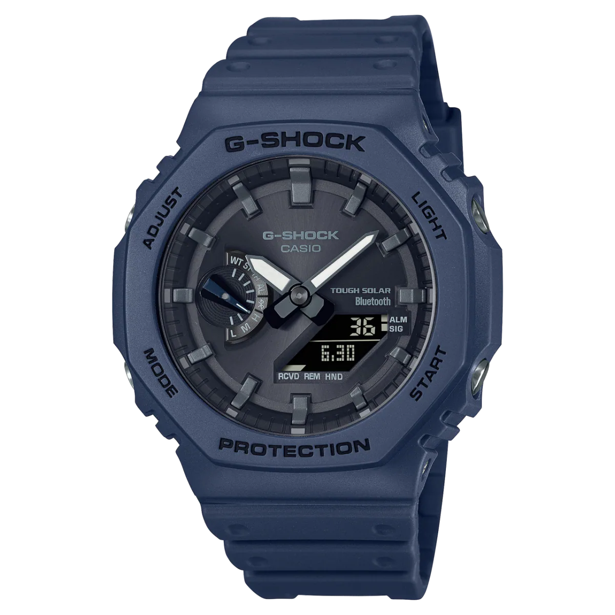 Casio G-shock GA-B2100-2AER Bluetooth  Solar Power Watch Blue Resin Strap Mens Watch