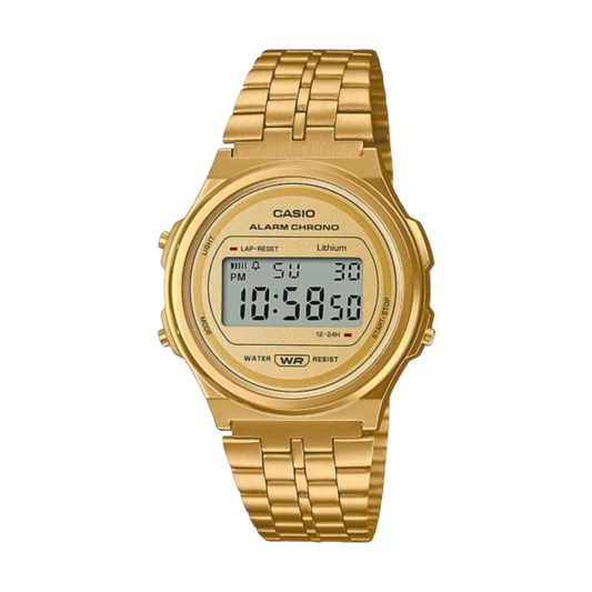 Casio Vintage Style Digital (38.8mm) Quartz A171WEG-9AEF Women's Gold  Watch