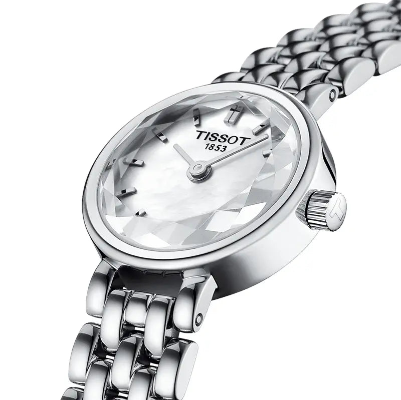 Tissot  T1400091111100 Lovely | Facetted Dial | Stainless Steel Bracelet  Women’s Watch