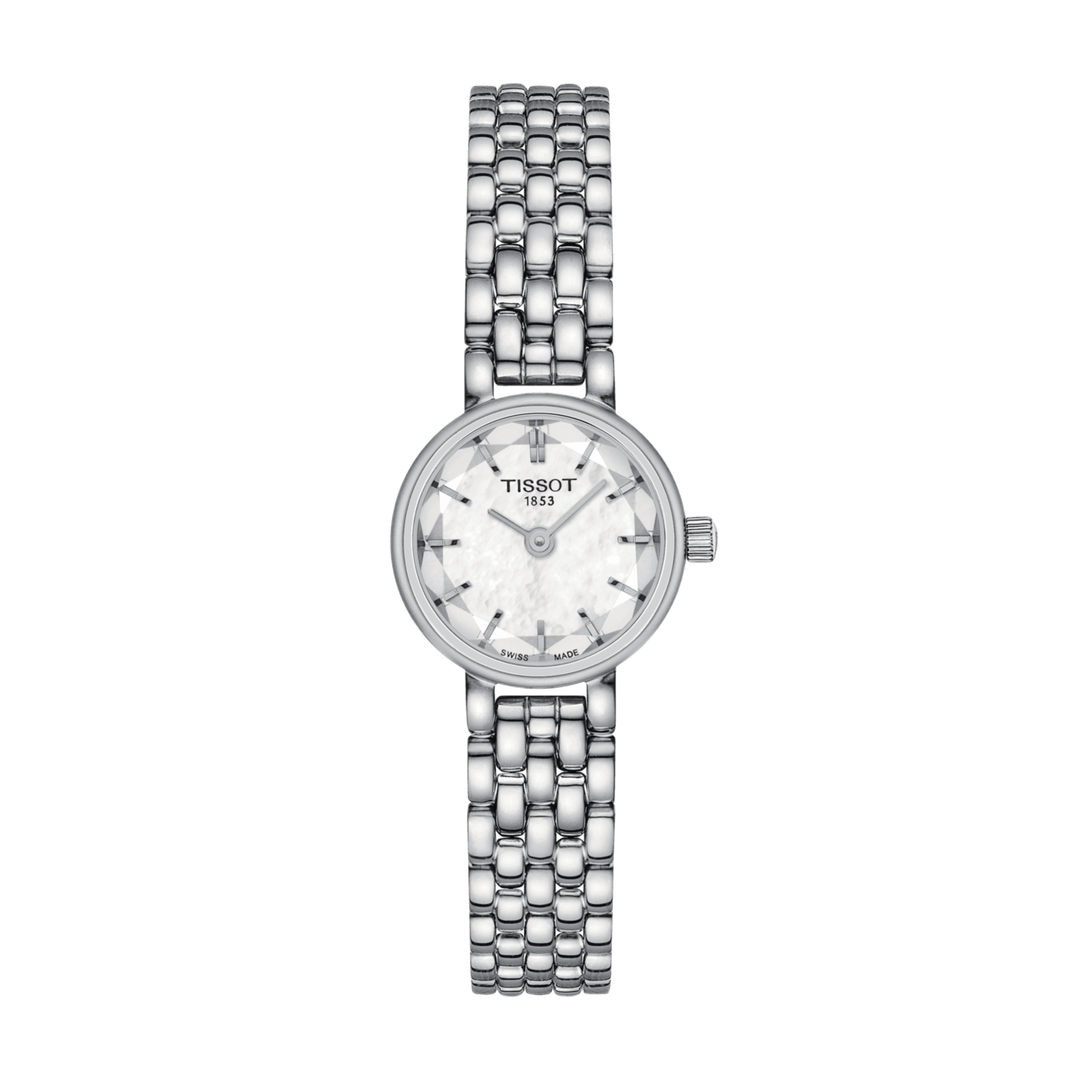 Tissot  T1400091111100 Lovely | Facetted Dial | Stainless Steel Bracelet  Women’s Watch