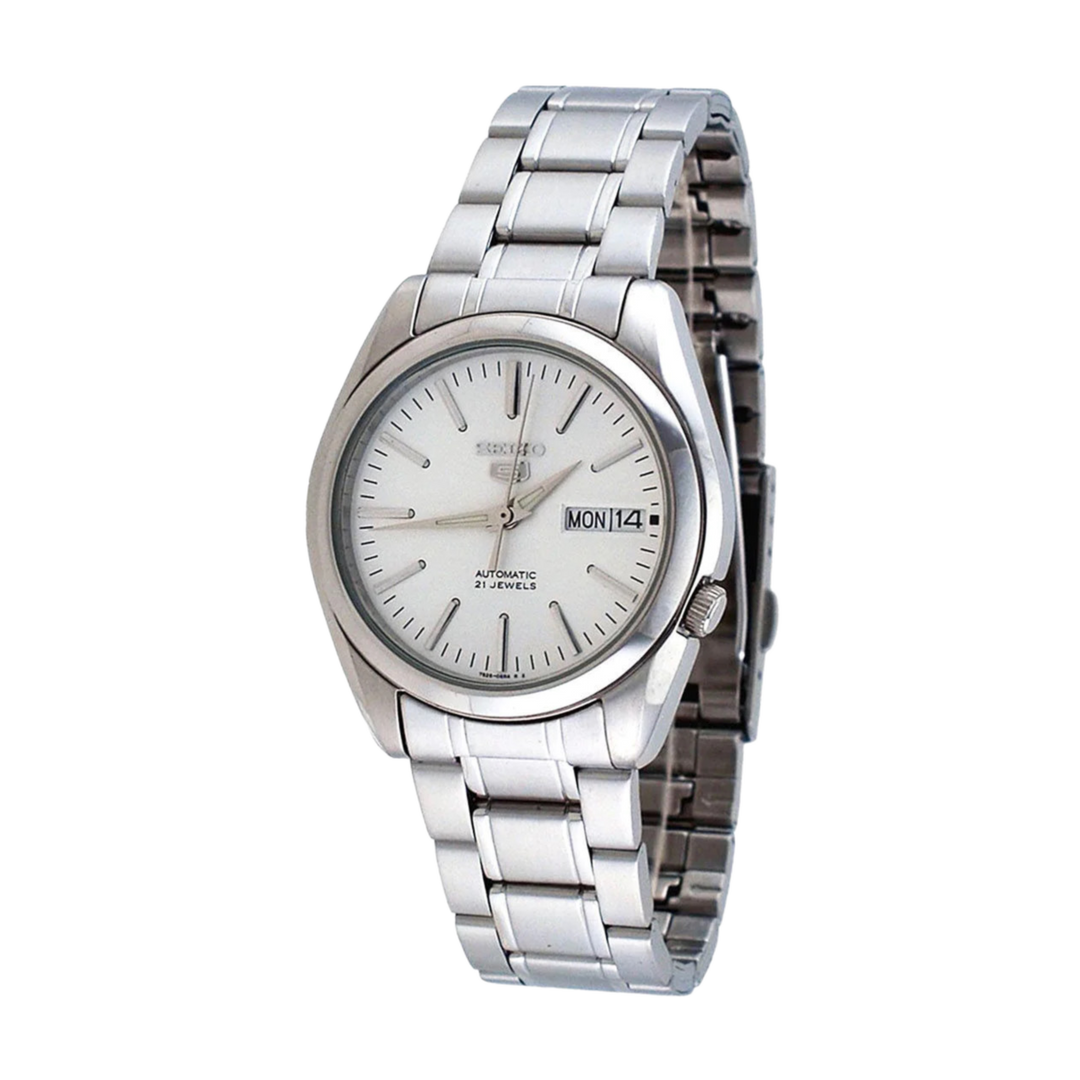 Seiko 5 SNKL41K1 (“Poor Man’s Grand Seiko”) Automatic 21 Jewels White Dial Men's Watch