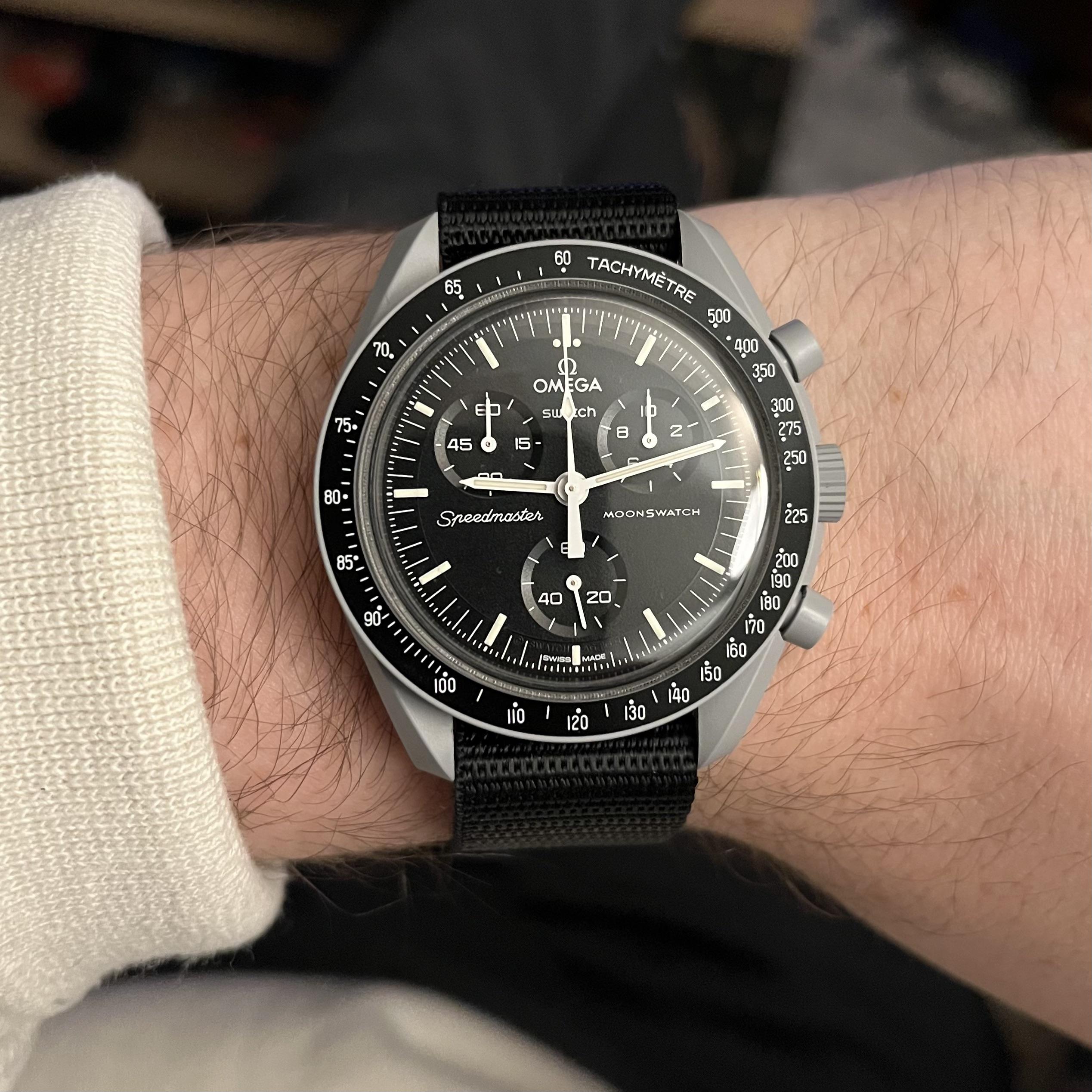 Omega x Swatch Speedmaster Mission to the Moon Chronograph Men's 
