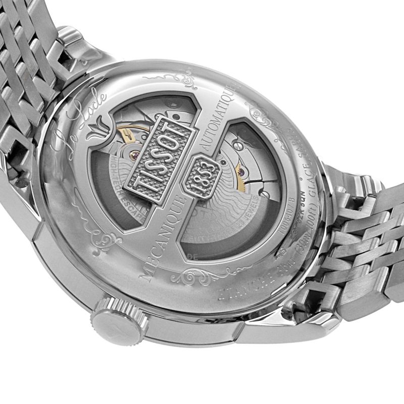 Tissot T0064071105300 Le Locle Powermatic 80 Black Dial Stainless Steel Men's Watch