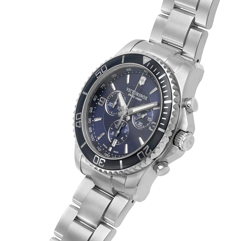 Victorinox Swiss Army 241689 Maverick Chronograph Stainless Steel Men's Watch - mzwatcheslk srilanka