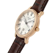 Tissot T1222103603300 Carson Premium Lady Brown Leather Strap Women's Watch