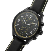 Tissot T1166173605202 Chrono XL Vintage Black Gold Chronograph Leather Strap Men's Watch