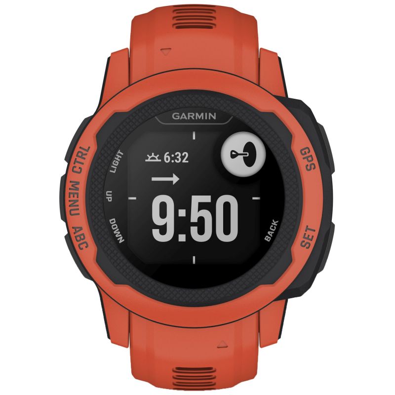 Garmin 010-02563-06 Instinct 2S Poppy Red Silicone Strap Men's & Women's Watch - mzwatcheslk srilanka