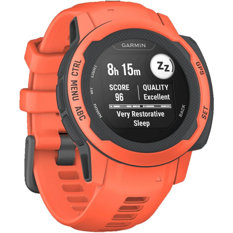 Garmin 010-02563-06 Instinct 2S Poppy Red Silicone Strap Men's & Women's Watch - mzwatcheslk srilanka