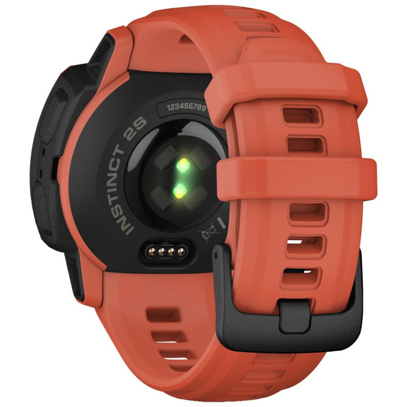 Garmin 010-02563-06 Instinct 2S Poppy Red Silicone Strap Men's & Women's Watch - mzwatcheslk srilanka