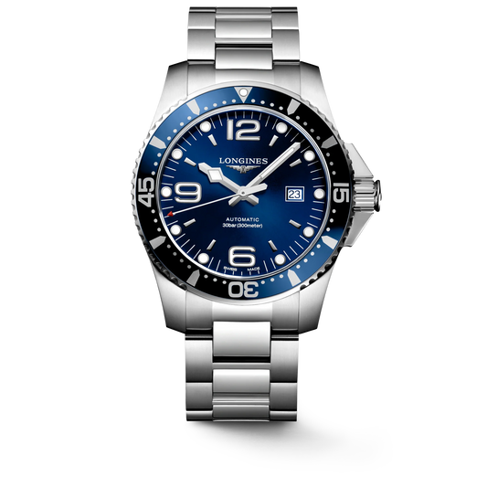 LONGINES L38414966 HydroConquest 44mm Automatic Diver Blue Dial Men's Watch - mzwatcheslk srilanka