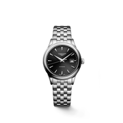 LONGINES L43744596 Flagship 30mm Automatic Stainless Steel Black Dial Women's Watch - mzwatcheslk srilanka