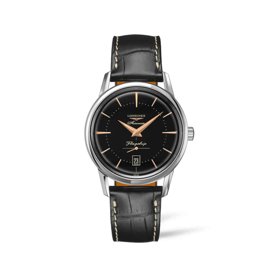 LONGINES L47954580 Flagship Heritage Swiss Automatic Men's Watch - mzwatcheslk srilanka