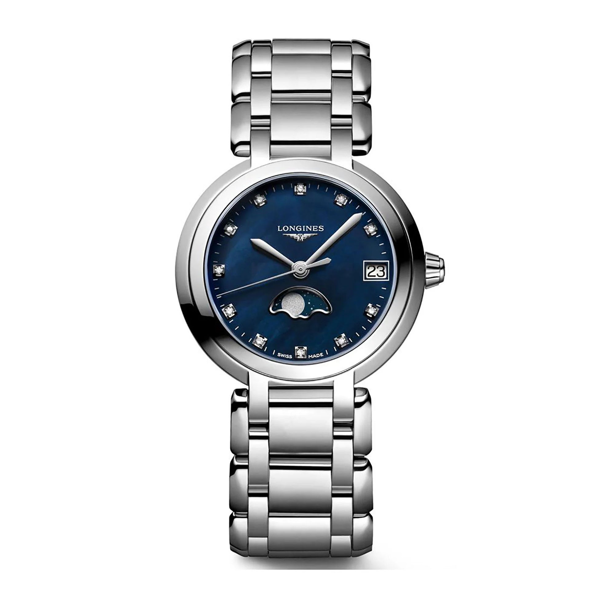 LONGINES L81154986 PrimaLuna Blue Mother Of Pearl Diamond