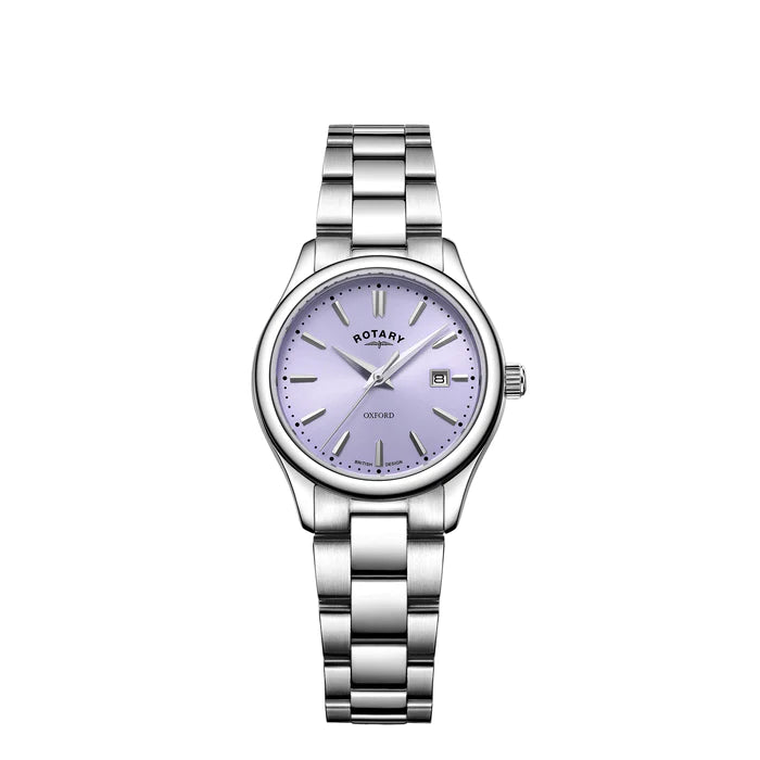 Rotary LB05092/75 Oxford Lilac Dial Stainless Steel Bracelet Women's Watch