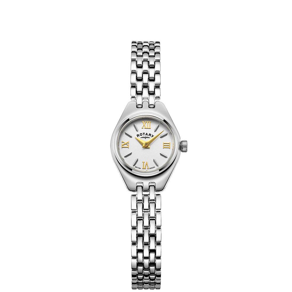 Rotary LB05125/70 Balmoral White Dial Stainless Steel Bracelet Women's Watch