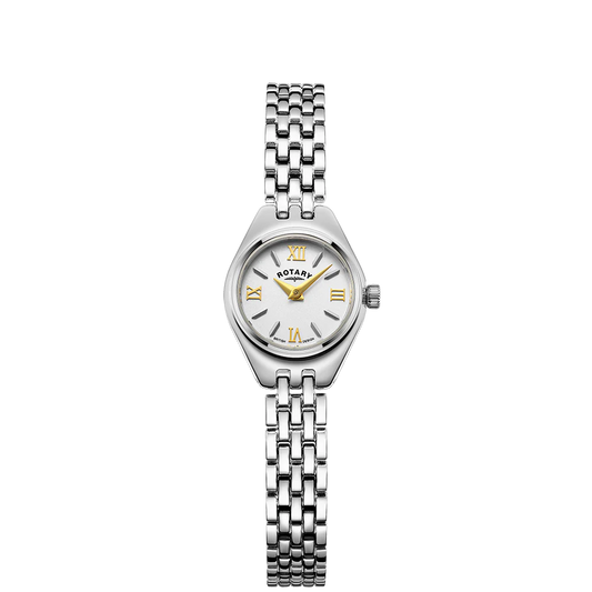 Rotary LB05125/70 Balmoral White Dial Stainless Steel Bracelet Women's Watch