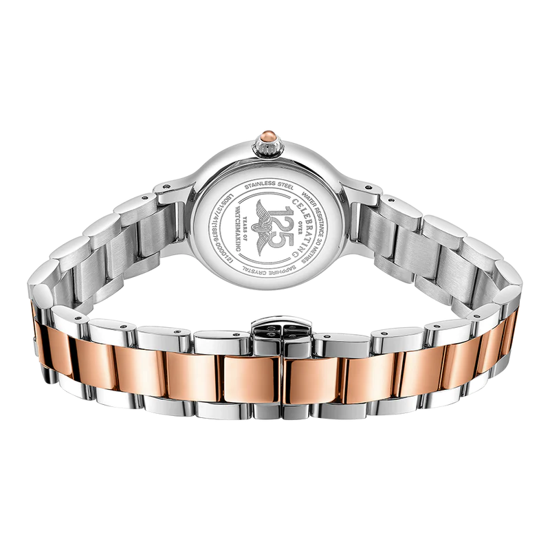 Rotary LB05137/41 Elegance Mother of Pearl Dial Two Tone Stainless Steel Bracelet Women's Watch