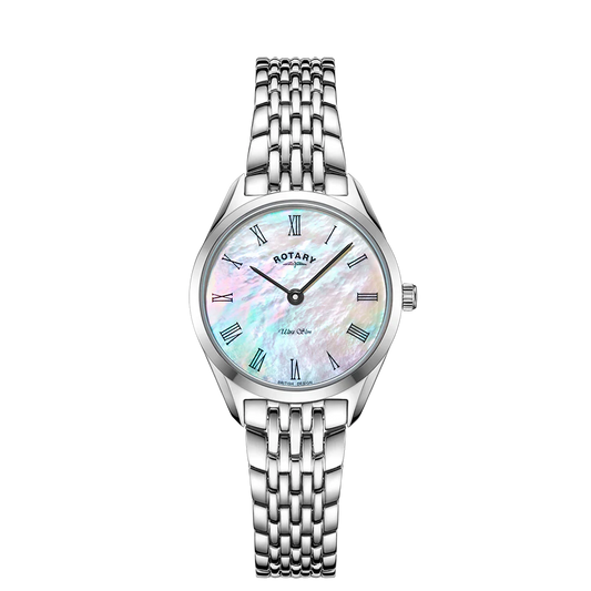 Rotary  LB08010/41  Ultra Slim Silver Bracelet Women's Watch