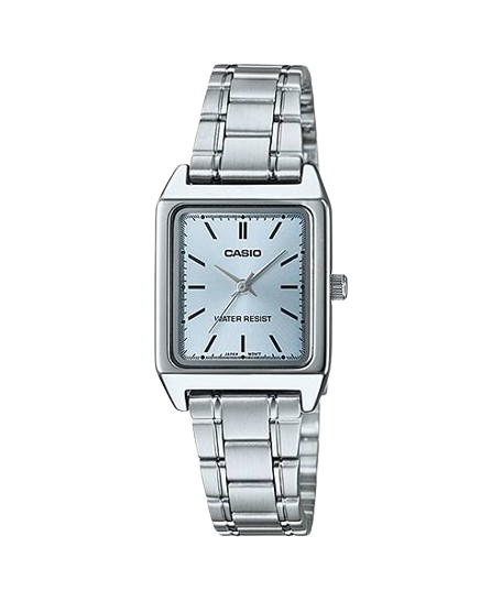 Casio LTP-V007D-2E Cartier Tank Style Analog Quatrtz Stainless Steel Women’s Watch