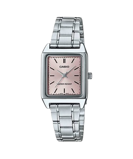 Casio LTP-V007D-4E Cartier Tank Style Analog Quatrtz Stainless Steel Women’s Watch