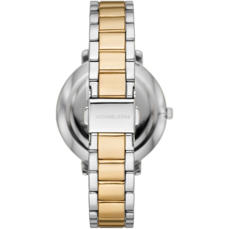 Michael Kors MK4595 Pyper Crystal Accents Two Tone Stainless Steel Quartz Women's Watch - mzwatcheslk srilanka