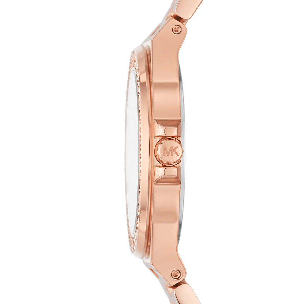 Michael Kors  MK7279 Mini Lennox Three Hand Rose Gold-Tone Stainless Steel Women's Watch