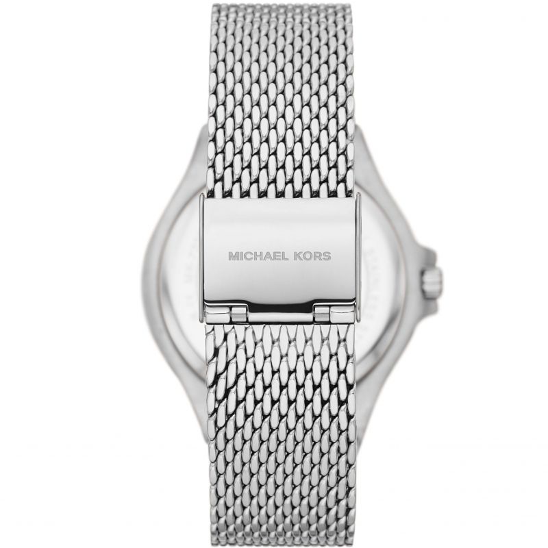 Michael Kors MK7337 Lennox Silver Dial Stainless Steel Mesh Bracelet Women's Watch