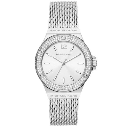 Michael Kors MK7337 Lennox Silver Dial Stainless Steel Mesh Bracelet Women's Watch