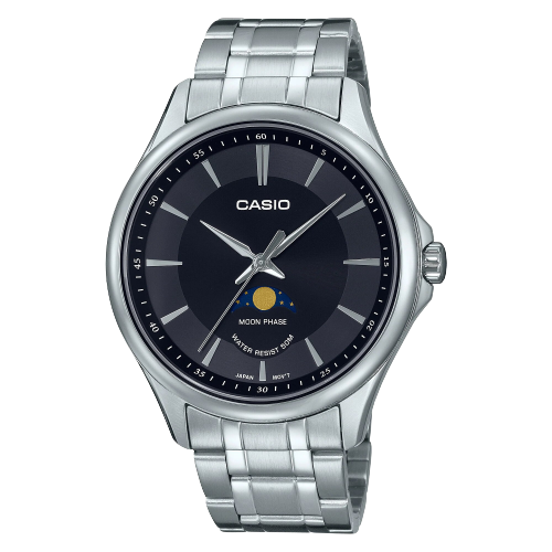 CASIO MTP-M100D-1AVDF ANALOG Moonphase Men's Watch