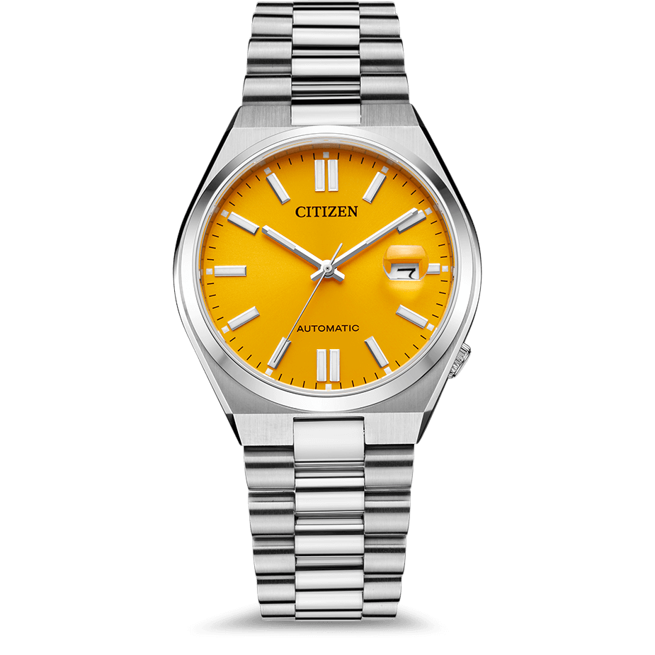 Citizen Tsuyosa NJ0150-81Z classic Yellow Dial Automatic Men's Watch (Available Online) - mzwatcheslk srilanka