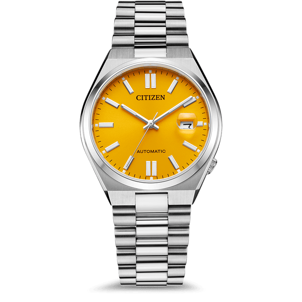 Citizen Tsuyosa NJ0150-81Z classic Yellow Dial Automatic Men's Watch (Available Online) - mzwatcheslk srilanka