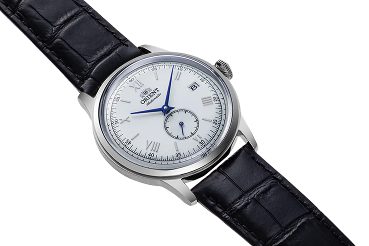 Orient  RA-AP0104S Bambino Small Seconds White dial 38mm Automatic Leather Strap  Men's Watch