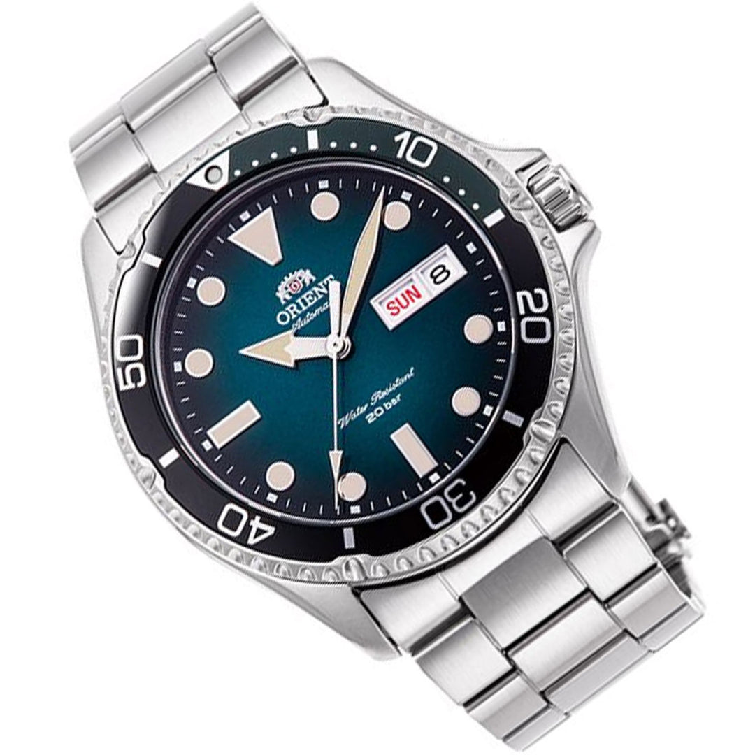 Orient RA-AA0811E19B Kamasu Mako Green Dial Automatic Diver's 200M Men's Watch - mzwatcheslk srilanka