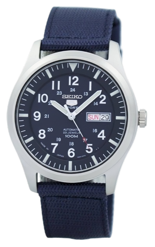 Seiko 5 Sports Military SNZG11K1 Nylon Strap Automatic Men's Watch