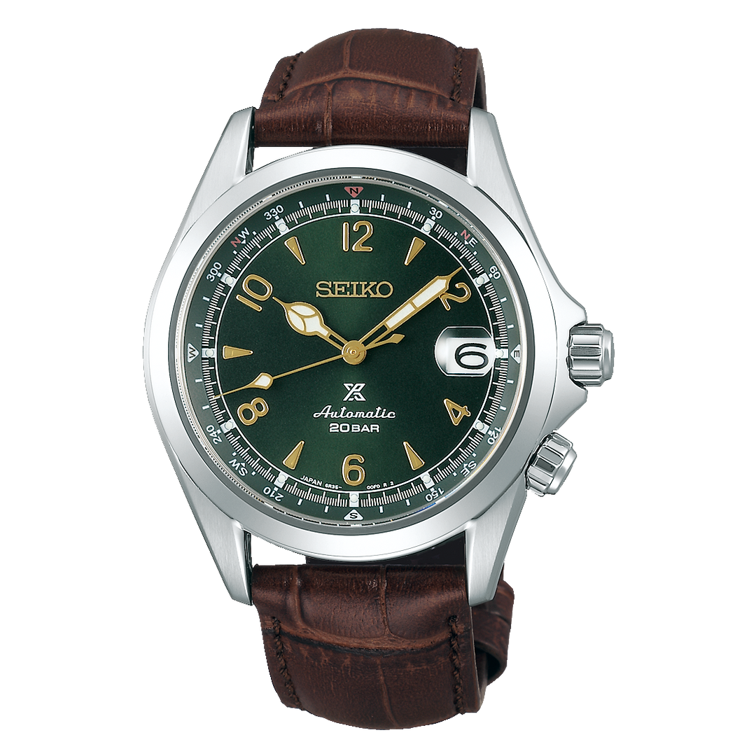 Seiko  SPB121J1 Prospex Automatic Mechanical Alpinist Brown Leather Strap Men's Watch