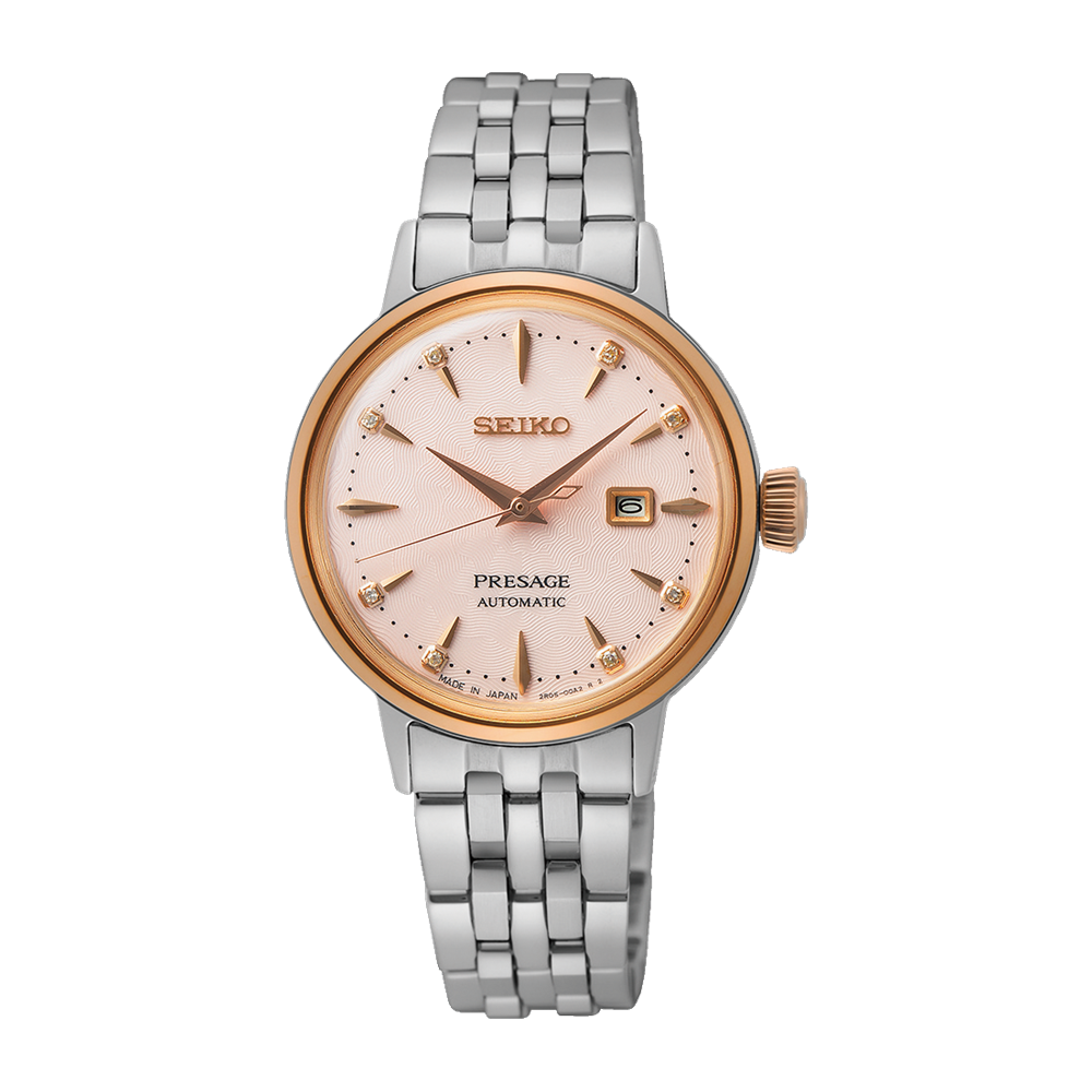 Seiko SRE012J1 Presage Cocktail Time Pink Lady Diamond Twist
Women's Watch