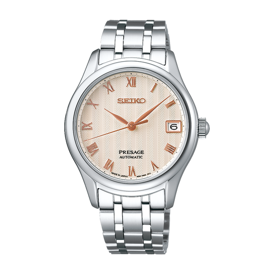 Seiko SRPF47J1 Presage Cream Dial Automatic Women's Watch - mzwatcheslk srilanka