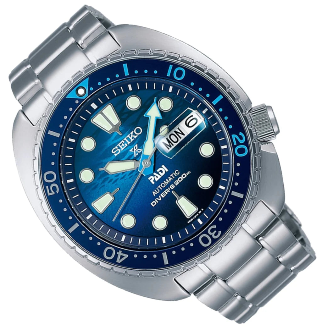 Seiko SRPK01K1 Prospex Great Blue Turtle Scuba PADI Special Edition Men's Watch