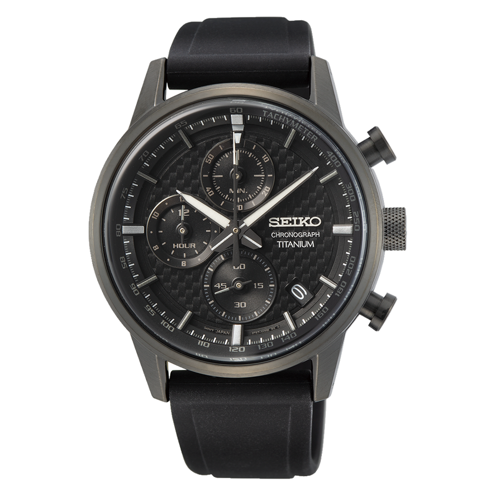 Seiko SSB393P1 Discover More Titanium Chronograph Quartz 100M Men's Watch - mzwatcheslk srilanka