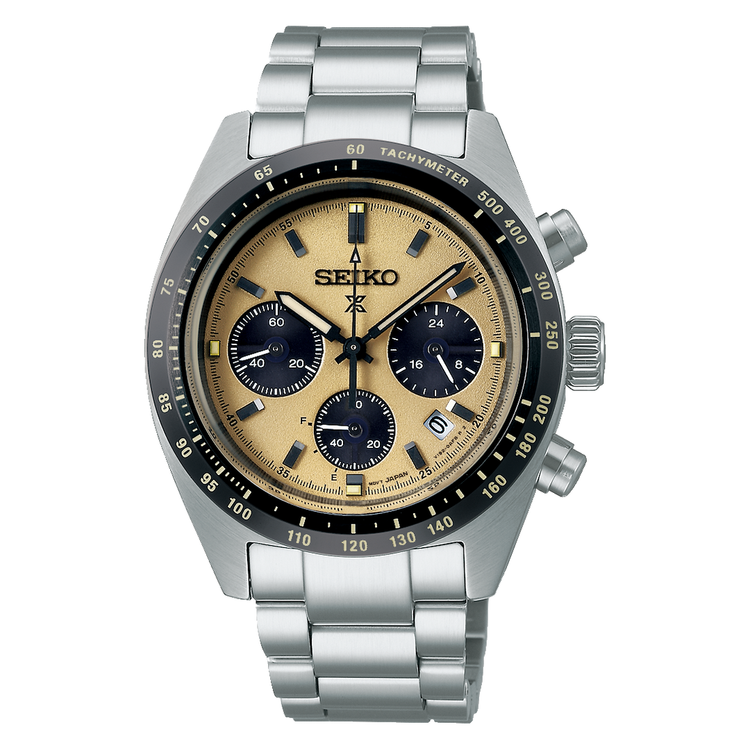 Seiko SSC817P1 Prospex Speedtimer 1969 Reissue Solar Chronograph Watch Men's Watch - mzwatcheslk srilanka