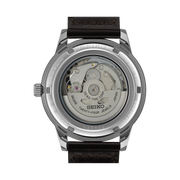 Seiko SSK013J1 Presage Fume Style 60s Road Trip GMT Leather Strap Men's Watch