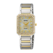 Seiko SUP452P1 Discover More Two Tone Stainless Steel Solar Women's Watch - mzwatcheslk srilanka