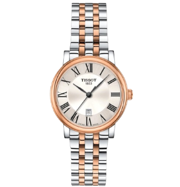 Tissot T1222102203301 Carson Premium Lady Two Tone Bracelet Women's Watch
