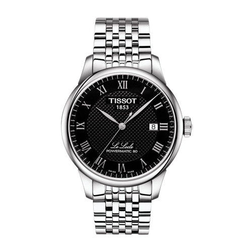 Tissot T0064071105300 Le Locle Powermatic 80 Black Dial Stainless Steel Men's Watch