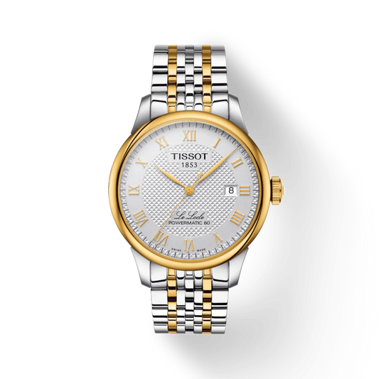 Tissot T0064072203301 Le Locle Powermatic 80 Two Tone Stainless Steel Bracelet Men's Watch